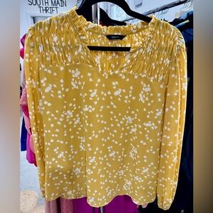 Yellow Floral Blouse